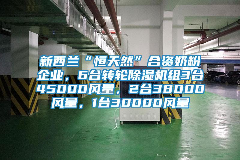 新西蘭“恒天然”合資奶粉企業，6臺轉輪除濕機組3臺45000風量，2臺38000風量，1臺30000風量